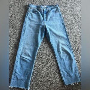 Wedgie straight Levi’s jeans